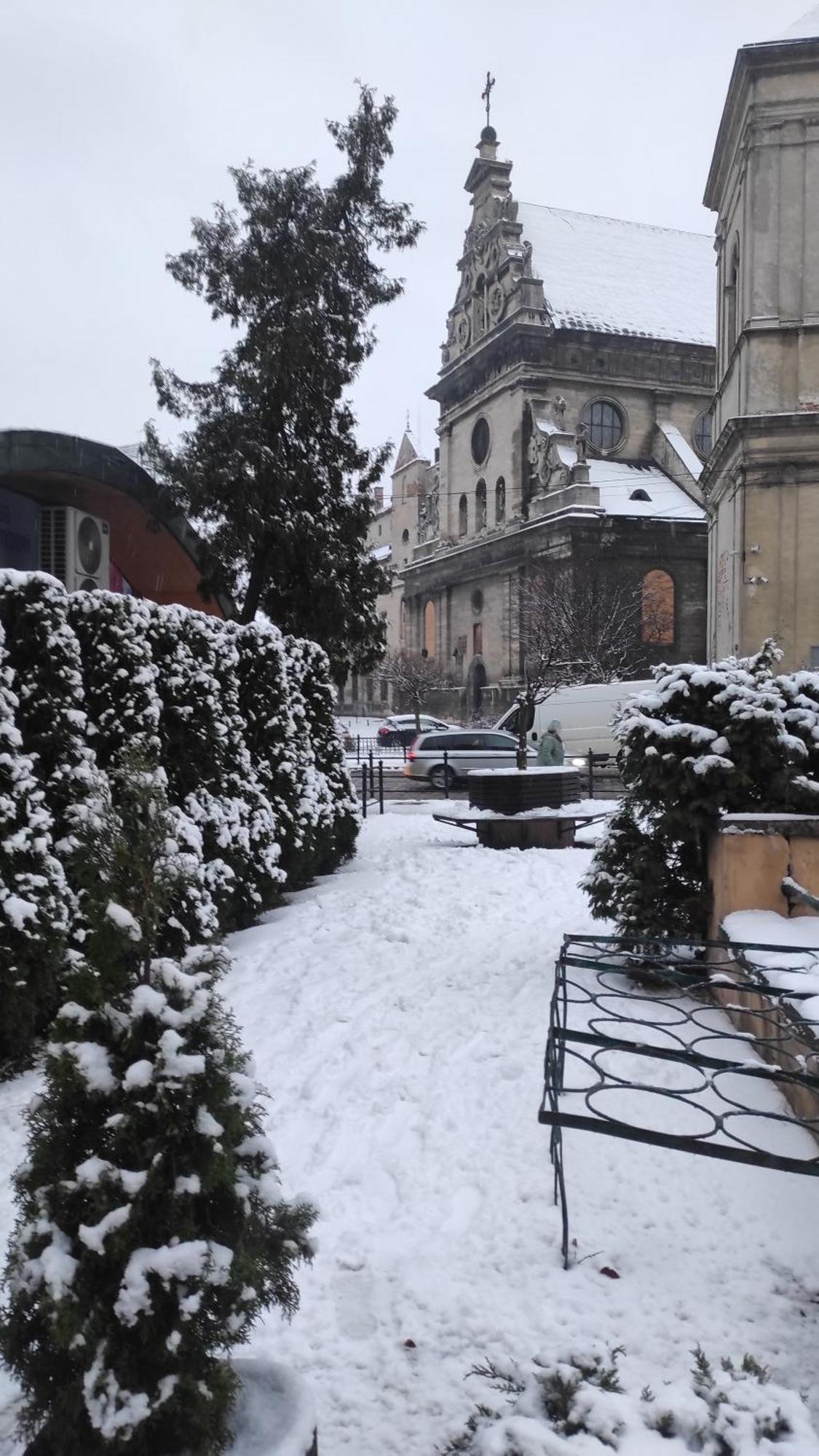 Двокімнатна Квартира В Центрі Міста Lviv Eksteriør billede
